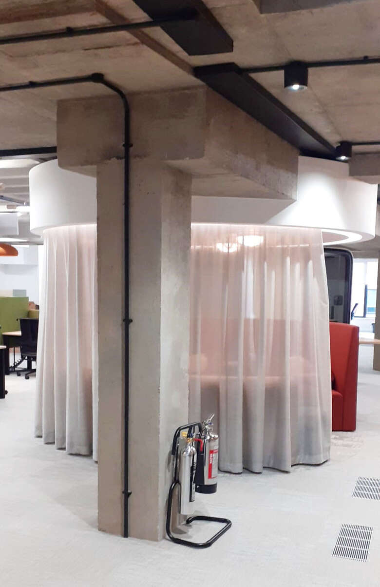 Motorised Voile Curtains