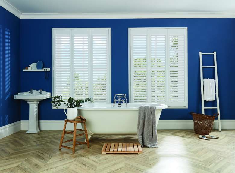 009 LL 2019 Shutters Cotton 63mm Classic Frame Full Height Bath Main Open MAIL