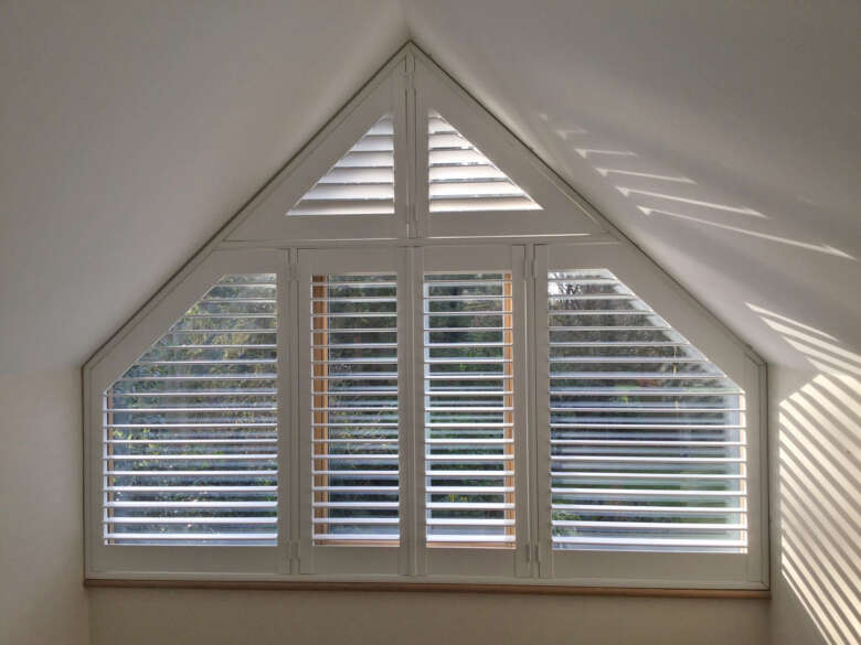 Cooks Blinds Special Shape Plantation Shutters