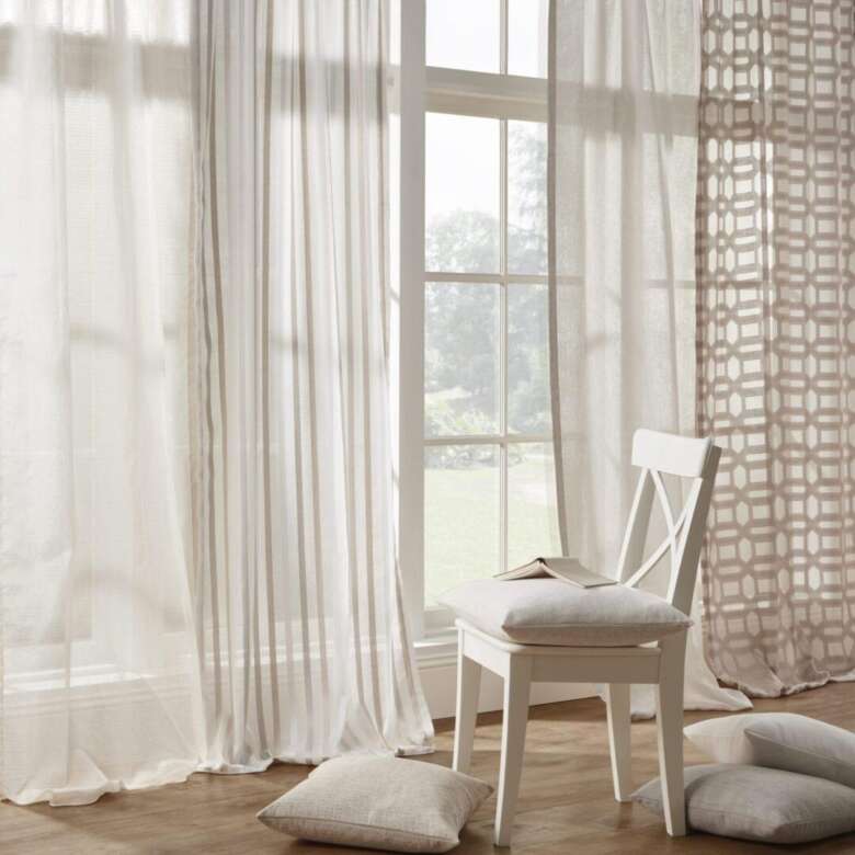 Voile curtains